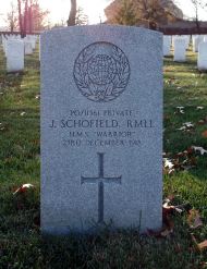 Private James Schofield, Royal Marine Light Infantry