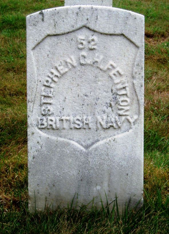 The grave of Leading Seaman William Stephen Charles Henry Fenton