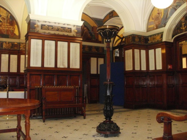 The Hall of Remembrance at Liverpool Town Hall